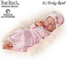 Bambola in silicone So Truly Real ASHTON DRAKE Sweet Dreams SERENITÀ "respirazione" NUOVA