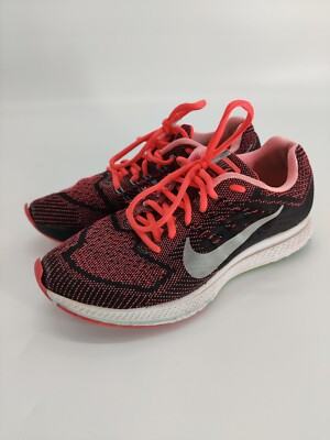 Nike Zoom Structure 18 Womens Size 7.5 Running Shoes 683737-800 Black Blue Pink