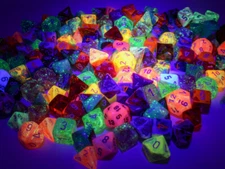 150 Individual Loose Polyhedral Lab Dice Sale Bag Tabletop RPG Games CCG Card