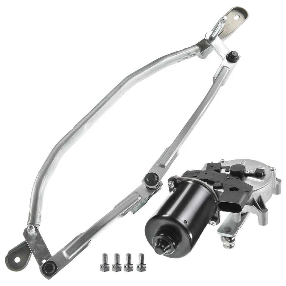 Front Side Windshield Wiper Linkage & Motor Assembly for BMW 528i 2011 3.0L 4.4L - Image 2 of 4