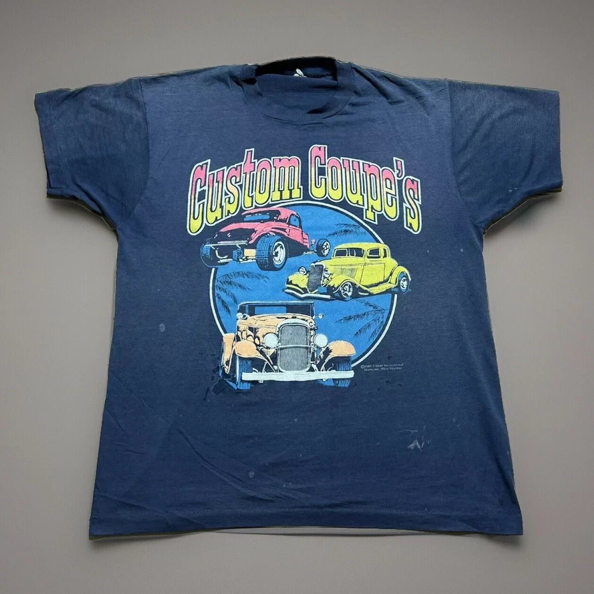 Las Mejores Ofertas En Mezcla De Algodón Fruit Of The Loom Camisetas Vintage Azul Pa Hombres | EBay