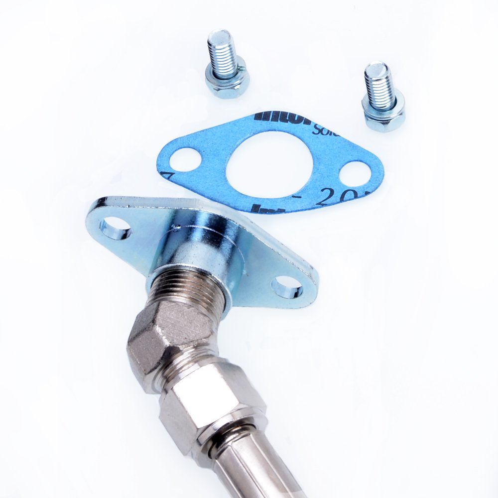 TRITDT Fits 1JZ GTE w/ Stock Toyota CT15B Turbo Oil and Water Line