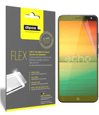 3x Schutzfolie für Echo Horizon Folie, 100% Displayabdeckung, dipos Flex