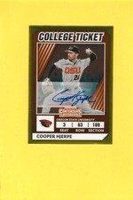 2022 Panini Elite Extra Edition Cooper Hjerpe College Ticket Auto /99 OSU