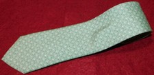 VINEYARD VINES MADE IN U.S.A. GREEN/WHITE/BLACK GOLF THEME TIE - DESIGNER TIES.