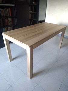 Dettagli Su Tavolo Legno Massello In Frassino Brown Ash