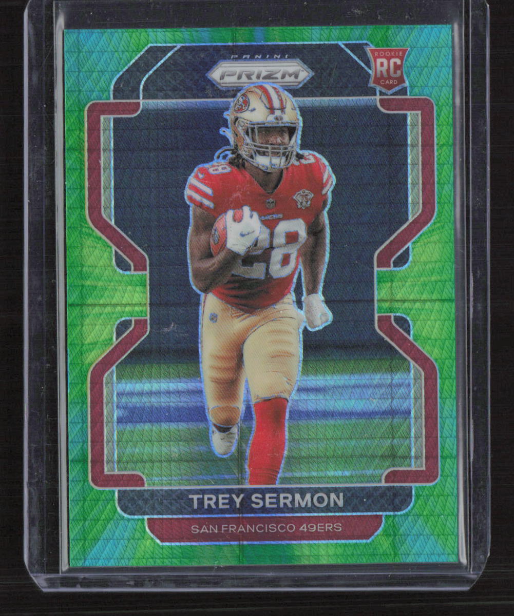 2021 Panini Prizm #354 Trey Sermon Hyper /175