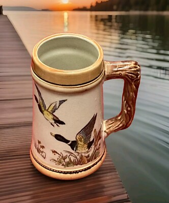 VINTAGE CERAMIC BEER STEIN/MUG FEATURING “DUCKS”-JAPAN | eBay