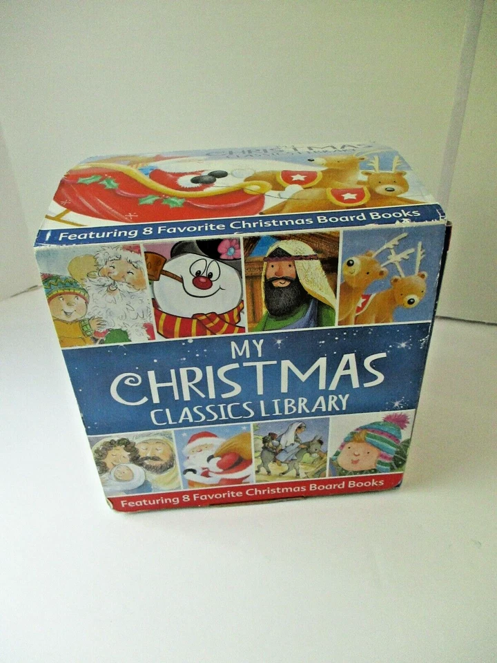 My Christmas Classics Library 8 Favorite Board Books Set baby Toddler - Image 2 of 4