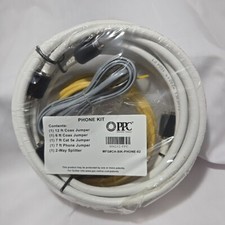 PPC Phone Kit Coax/CAT 5E/Phone Jumper 2-Way Splitter 606212-PPC