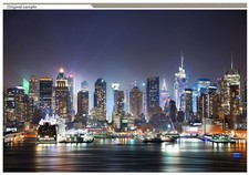 New York City Skyline Manhattan Full Wall Mural Photo Wallpaper Print Home Decal