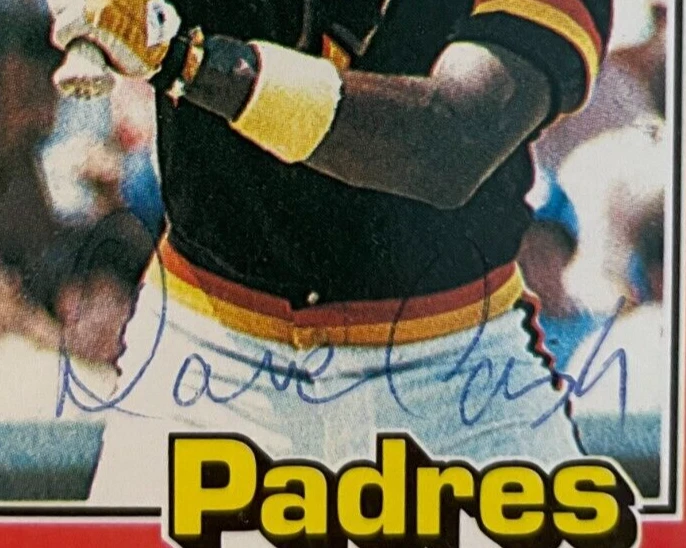 SIGNED DAVE CASH 1981 DONRUSS BASEBALL CARD AUTOGRAPH - PADRES - Image 2 of 3