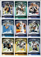 2018 Panini Rookies & Stars TOUCHDOWN CLUB You Pick BRADY WILSON WENTZ GURLEY ++
