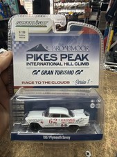 GREENLIGHT: "1957 Plymouth Savoy" Pikes Peak 1:64 NIP- 2023