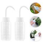  2 Pcs Graduated Nozzle Long Shampoo Bottle Wash Bottles Squeeze Travel Size