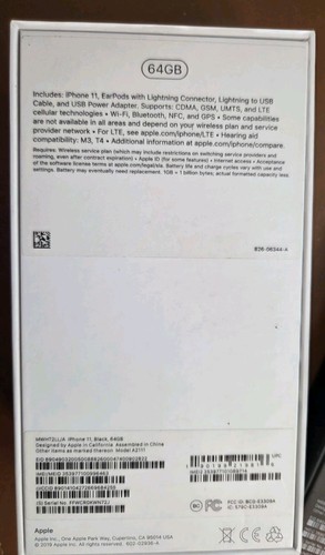 Iphone 11 64GB Black & 12 Pro 128GB EMPTY BOX PACIFIC BLUE 2x BOX ONLY CHARITY - 第 5/5 張圖片