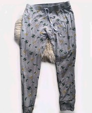 Tabitha Webb M Christmas Holly  Champagne Glass Soft Pajama Pants Loungewear