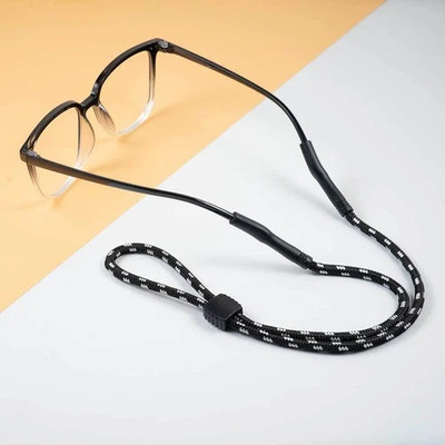 Sport Sunglass Neck Strap Eyeglass Read Glasses Neck Cord Lanyard Holder Black