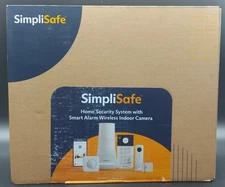 SimpliSafe Home Security System with Smart Alarm Wireless Indoor Camera, 8 Piece