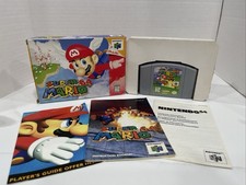 Super Mario 64 Nintendo 64 Authentic Near MINT Game Complete W/ Manual RARE