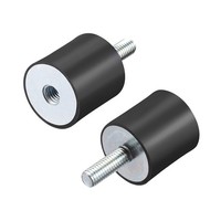 4 StüCk M8 Gummi Halterungen StoßDäMpfer Anti Vibration Isolatoren 30Mm