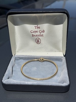 LeStage Cape Cod 14k Gold Ball Bracelet Size 6