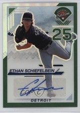 2025 Panini Prospect Edition Green Prizm Signatures Ethan Schiefelbein Auto 1h4z