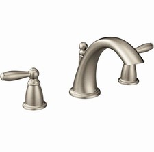 MOEN Brantford T4943BN Handle Deck-Mount Roman Tub Trim Only Brushed Nickel