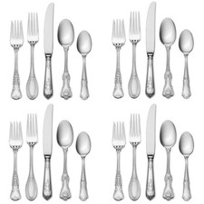 Wallace Hotel Luxe 18/10 Stainless Steel 20pc...