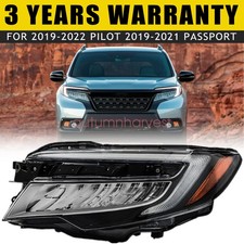 For 19-22 Pilot Honda 2019-21 Passport LED Headlight Assembly Left 33150-TG7-A32