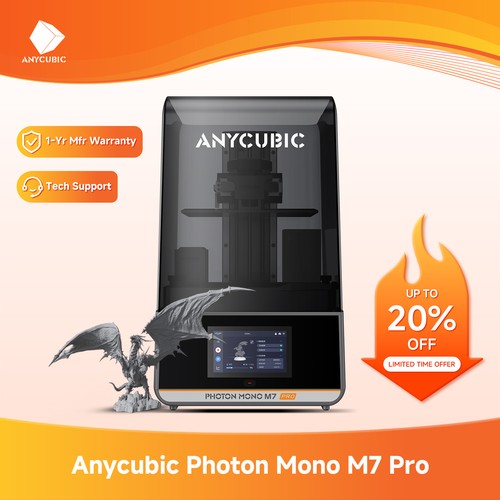 ANYCUBIC 7K Photon M7 Max 14.7L Large 3D Printer Resin Auto-Recycling Management