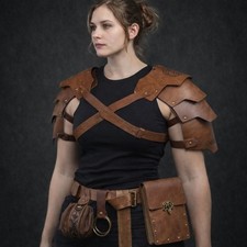 Medieval Renaissance Leather Belt Pouch Fanny Pack Steampunk Cosplay Bag