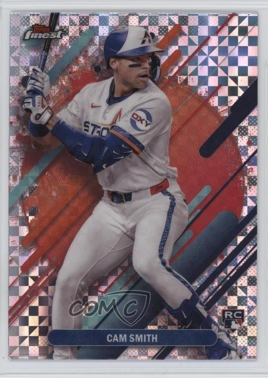2025 Topps Finest Rare Checkerboard Refractor Cam Smith #223 6o3
