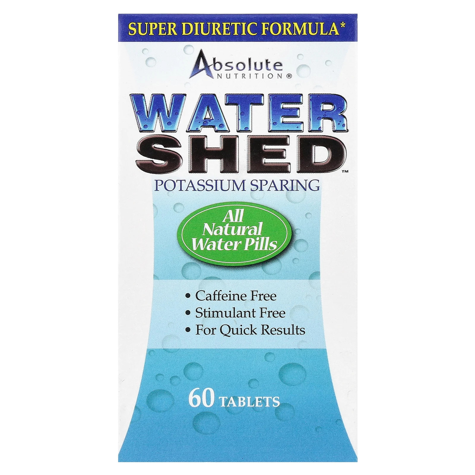 Absolute Nutrition Watershed 60 таблеток без кофеина и без кофеина без яиц 3990₽