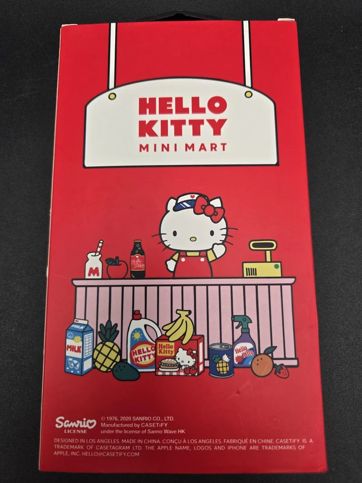 Casetify Hello Kitty iPhone X XS Case Mini Mart Collaboration Sanrio Clear Cover - Image 2 of 3