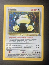 Pokémon Snorlax 11/64 Jungle Holo Rare Unlimited Basic  LP on eBay