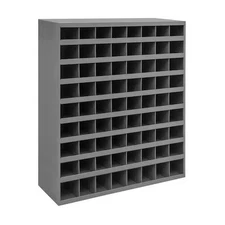 Durham Mfg 363-95 Prime Cold Rolled Steel Pigeonhole Bin Unit, 12 In D X 42 In