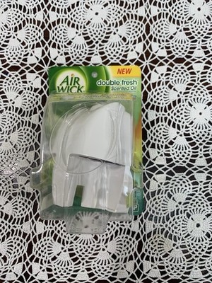 1 Air Wick Double Fresh Dual Scented Oil Warmer Unit USE 2 REFILLS AT A TIME!