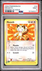 Meowth 42/95 EX Team Magma vs Team Aqua