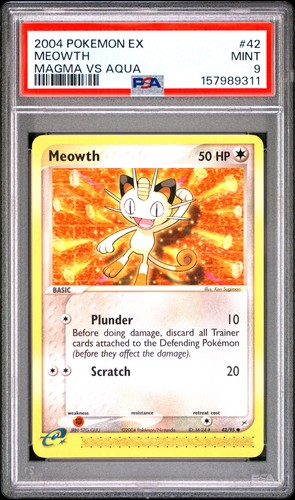 Meowth 42/95 EX Team Magma vs Team Aqua