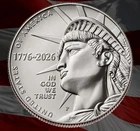 2026 US 250th Anniversary Half Dollar 2 Coin Set P & D Mint Bicentennial BU