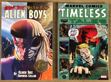Lotto tpb TIMELESS TALES (Marvel Comics) e ALIEN BOYS (Z2 Comics) 
