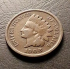1908 Indian Head (B2) 1 Cent U.S. One Cent Small Cents Penny Coin