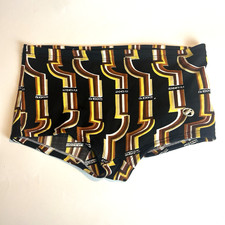 1970s Vintage Swimming trunks Swim shorts striped Mens XXL W44
