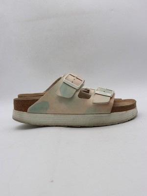 Papillio by Birkenstock Arizona Platform Women's US 10 Vegan Birko-Flor Sandals
