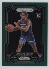 2023-24 Panini Prizm Green Prizm Leonard Miller #155 1hw1