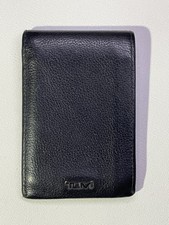 Tumi Black Bifold Mens Wallet with Logo Accen...
