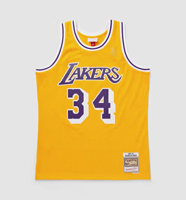 Mitchell & Ness Swingman Los Angeles Lakers Shaquille O Neal #34 Trikot M