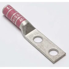Burndy Ya252tc38 Two Hole Lug Compress Connector,1/0 Awg