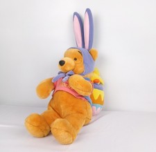 Disney Store Easter Winnie The Pooh Plush 21" Bunny Ears Chick Egg Basket